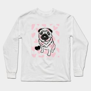 Dog sayings love you ,brafdesign Long Sleeve T-Shirt